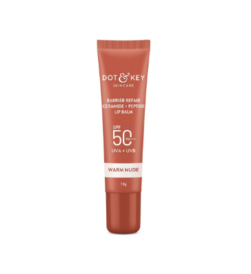 Picture of Dot & Key Barrier Repair Ceramide + Peptide Lip Balm 10g – Warm Nud