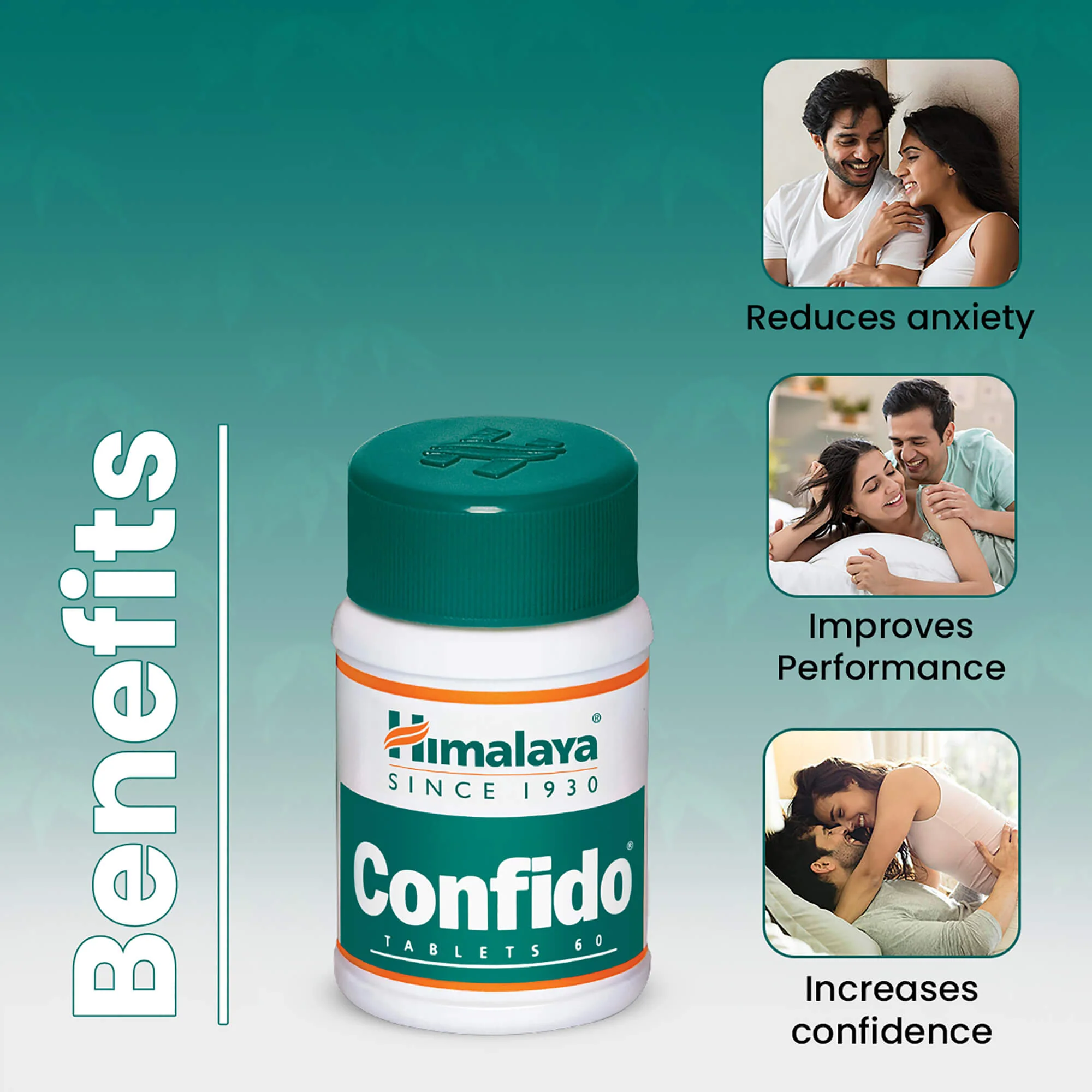 Picture of Himalaya Confido Ayurvedic Tablets - 60 Count