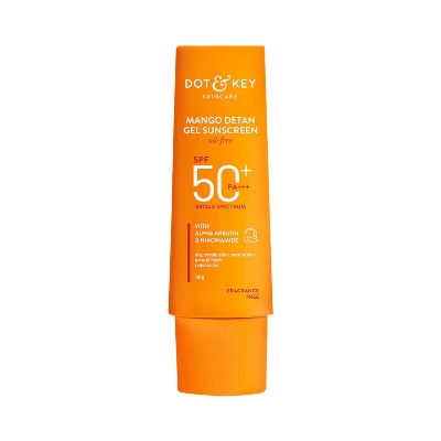 Picture of Dot & Key Mango Detan Gel Sunscreen SPF 50+ PA++++ Broad Spectrum 80g
