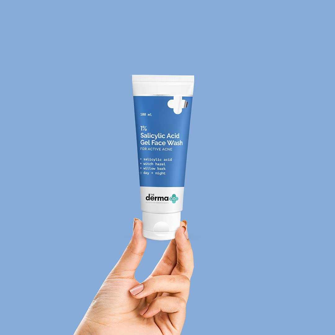 Picture of The Derma Co 1% Salicylic Acid Gel Face Wash 100ml