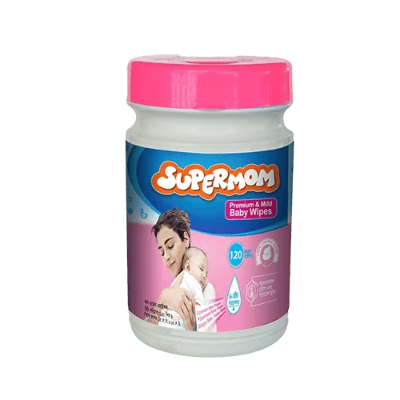 Picture of Supermom Baby Wipes - 160 Canister