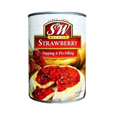 Picture of S&W Premium Strawberry Topping & Pie Filling 595g