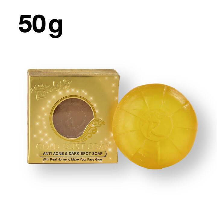 Picture of Roselyn Gold Dust Soap For Anti-Acne & Dark Spot 80g