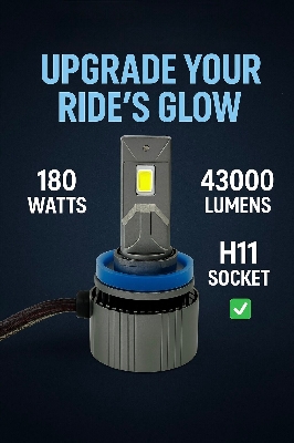 Picture of Av3 Hyper bright LED headlight / foglight bulb H11 socket
