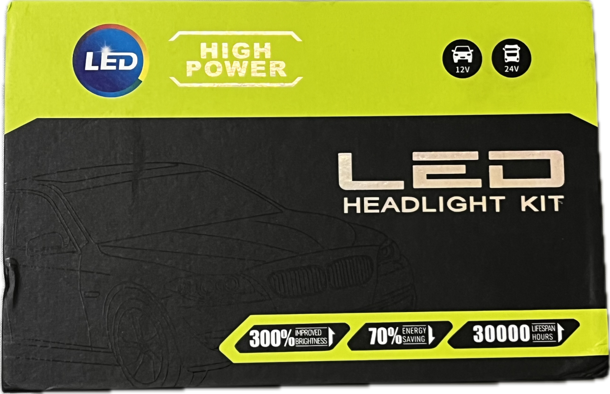 Picture of Av3 Hyper bright LED headlight / foglight bulb H11 socket