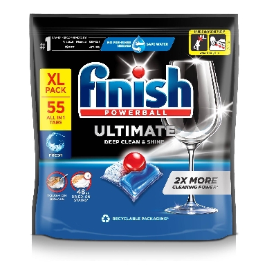Picture of Finish Powerball Dishwasher Ultimate 55 Tablets