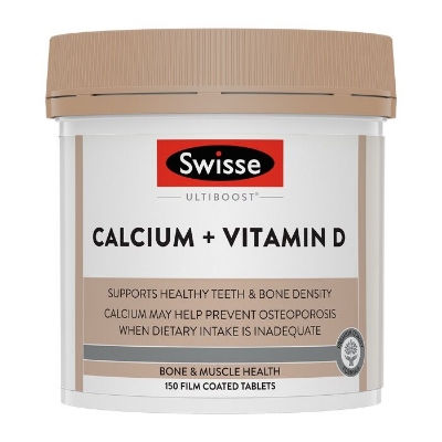 Picture of SWISSE ULTIBOOST Calcium + Vitamin D 150 tablets