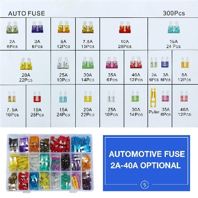 Picture of 300Pcs Car Fuse Assortment Kit