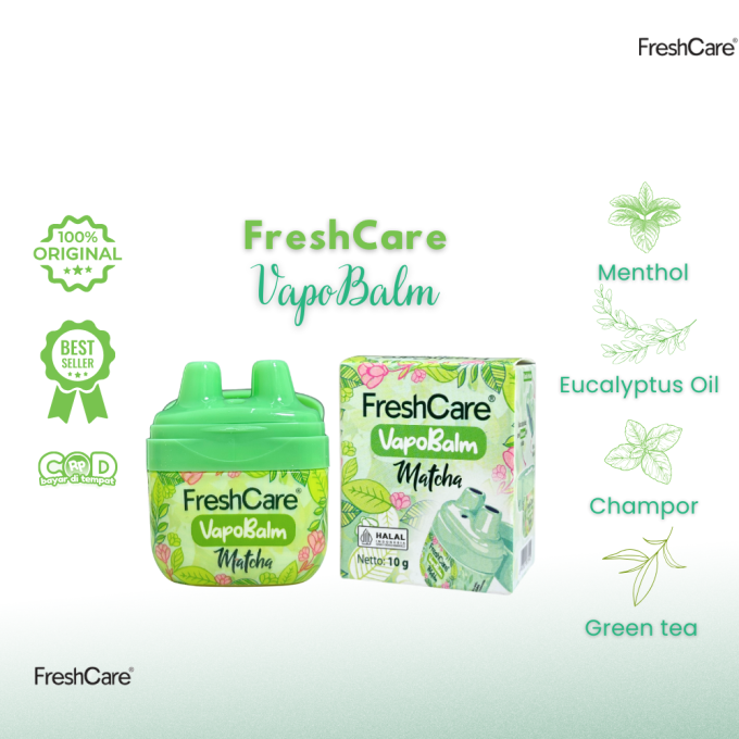 Picture of FreshCare VapoBalm Matcha 10g - Modern Inhaler