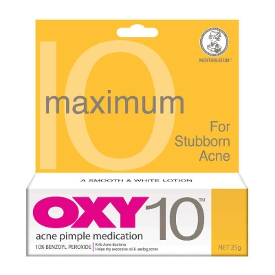 Picture of OXY 10 Benzoyl Peroxide Acne Pimple Medication 25g
