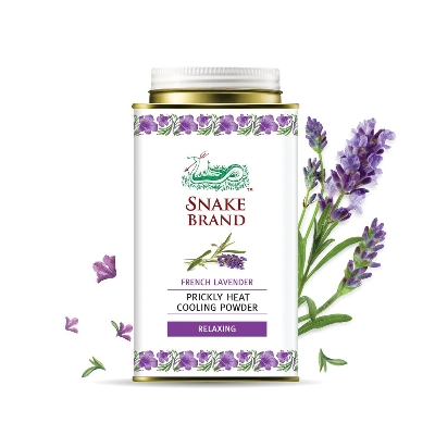 Picture of Snake Brand French Lavender Prickly Heat Cooling Powder Relaxing 150g