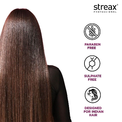 Picture of Streax Professional Canvo Line Shampoo For Keratin Treated & Straightened Hair 300ml