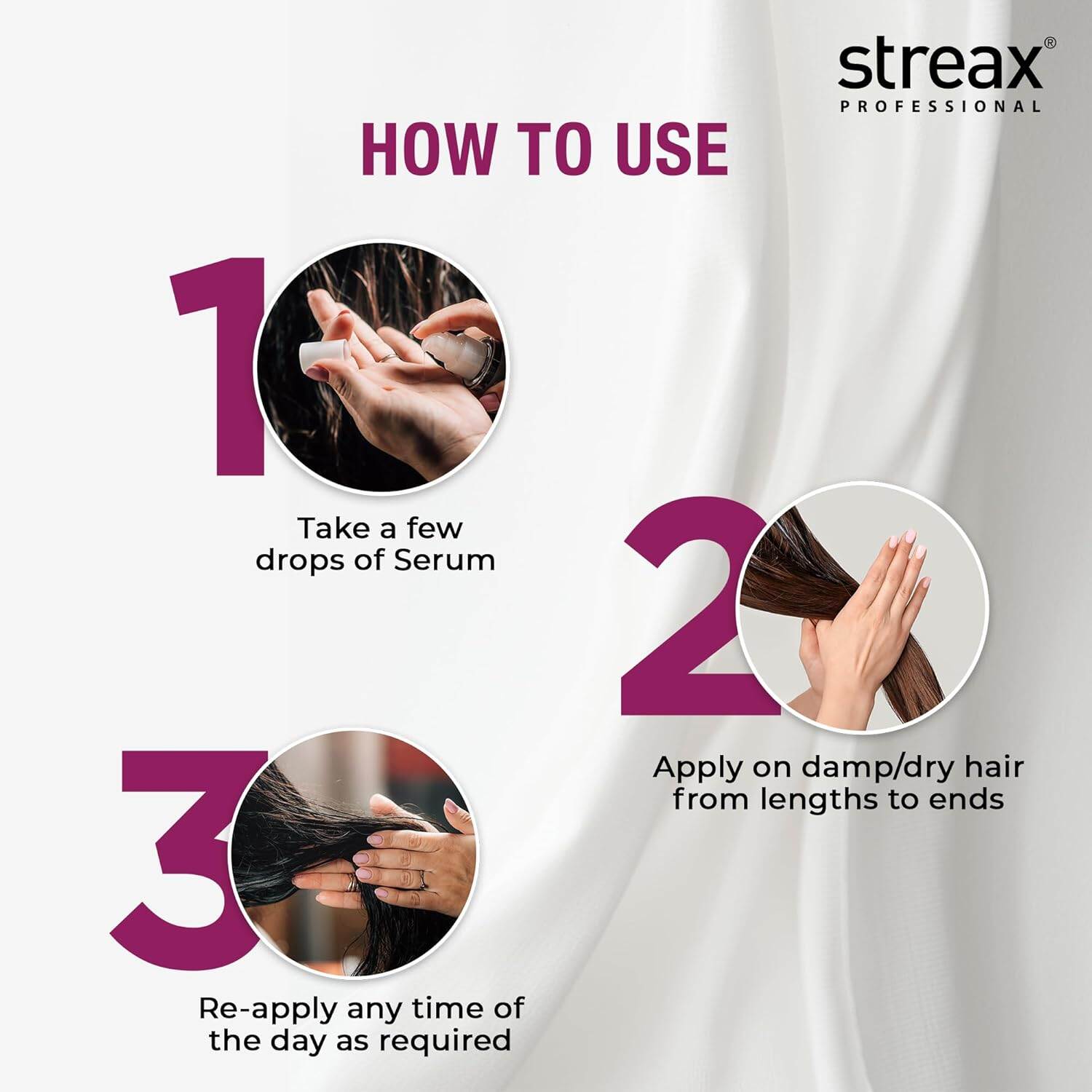 Picture of Streax Professional Canvoline Hair Serum 100ml