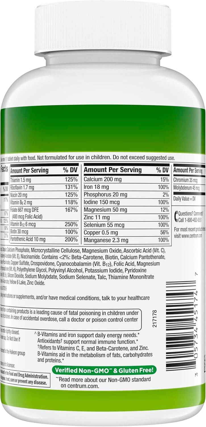 Picture of Centrum Adult Multivitamin - 200 Tablets