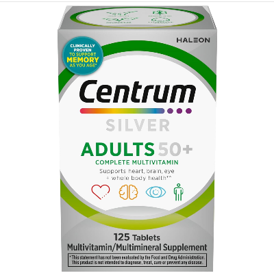 Picture of Centrum Silver Multivitamin for Adults 50 plus - 125 Tablets