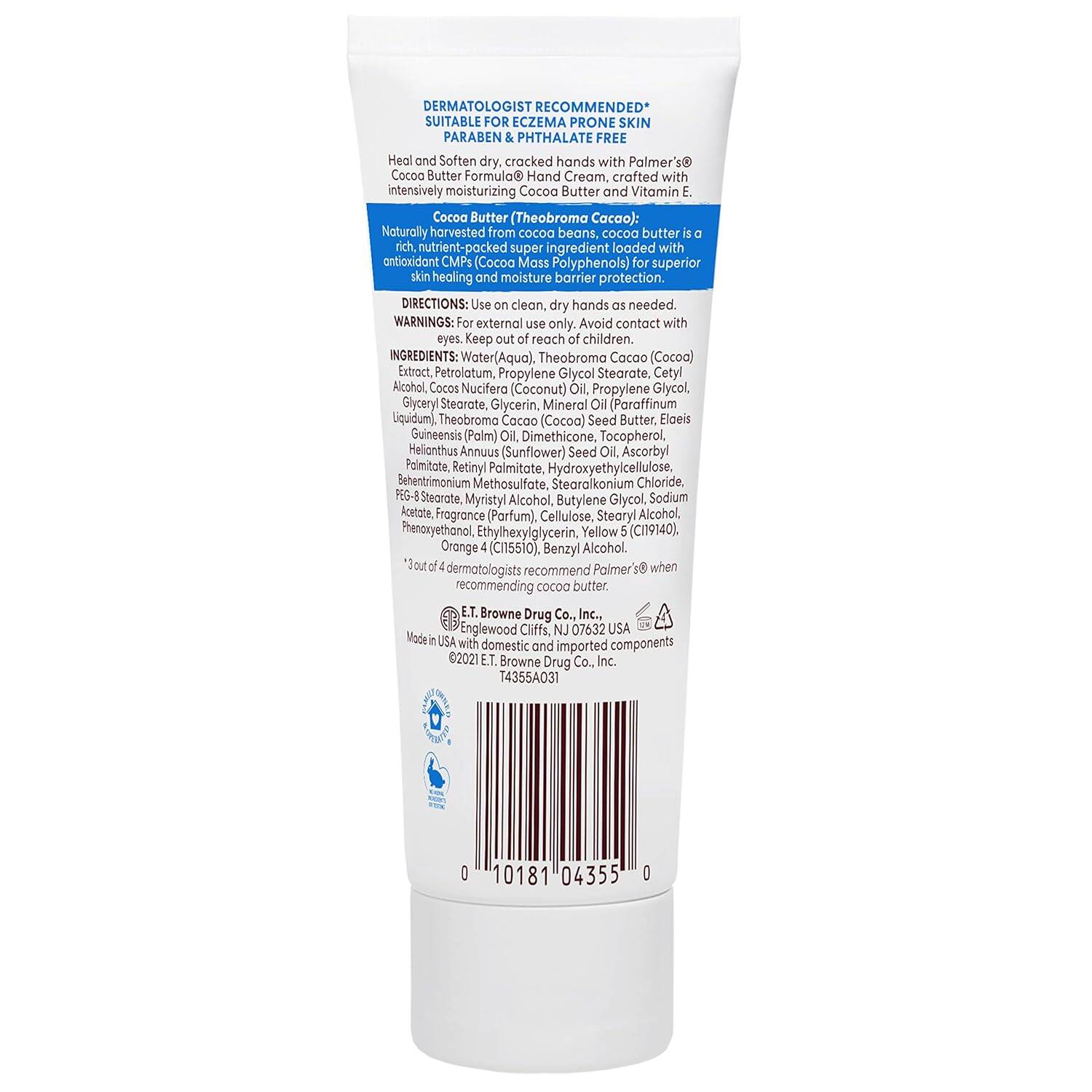 Picture of Palmer's Cocoa Butter Softens Hand Cream 100ml