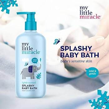 Picture of My Little Miracle Lightly Scented Splashy Baby Bath For Baby's Sensitive Skin 500ml