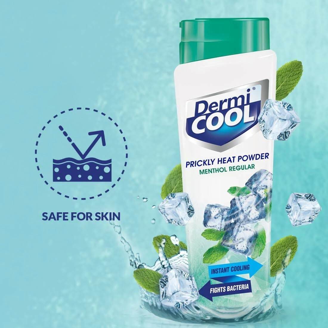 Picture of Dermi Cool Prickly Heat Powder Menthol Regular 150g