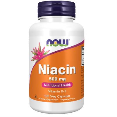 Picture of Now Foods Niacin 500 mg 100 Veg Capsules