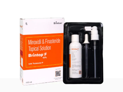 Picture of Brintop F 10% Topical Solution 100ml For Hair ReGrowth
