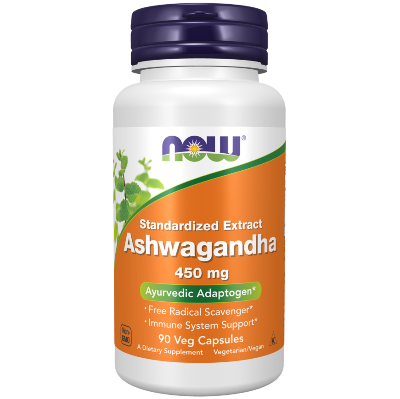 Picture of Now Foods Ashwagandha 450 mg | 90 Veg Capsules