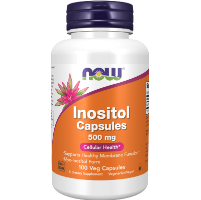 Picture of Now Foods Inositol 500 mg | 100 Veg Capsules