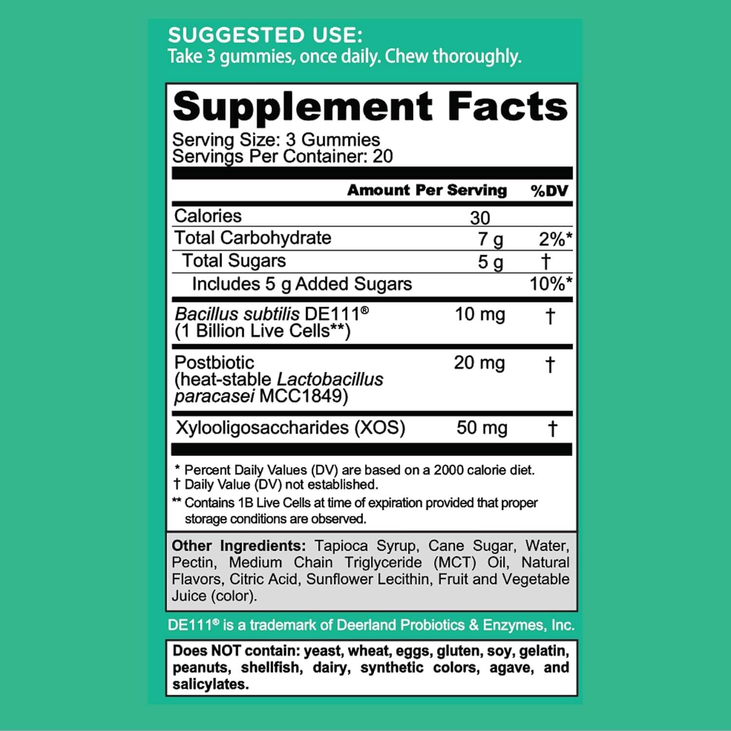 Picture of Goli Nutrition Pre Pro Postbiotic Gummies - Worlds First 3-in-1 | 60 Gummies