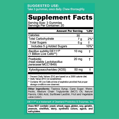 Picture of Goli Nutrition Pre Pro Postbiotic Gummies - Worlds First 3-in-1 | 60 Gummies