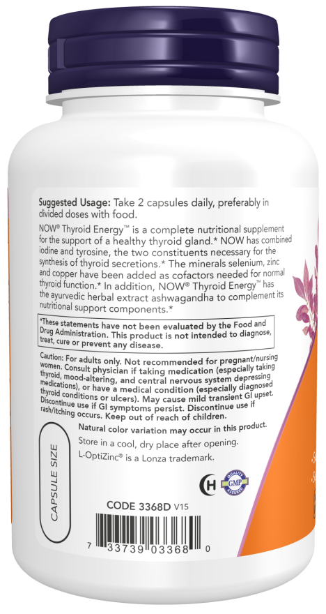 Picture of Now Foods Thyroid Energy™ | 90 Veg Capsules