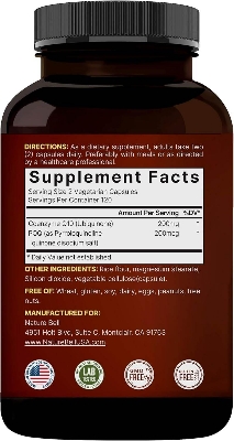 Picture of NatureBell CoQ10 200mg with PQQ | 240 Veggie Capsules