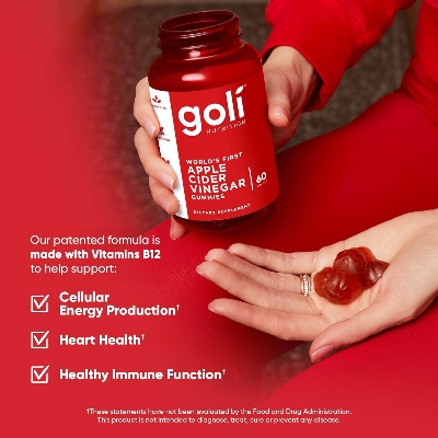 Picture of Goli Nutrition Apple Cider Vinegar Gummies | 60 Gummies