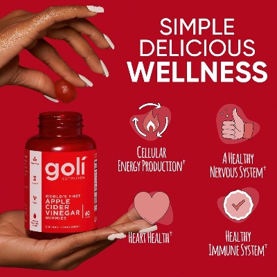 Picture of Goli Nutrition Apple Cider Vinegar Gummies | 60 Gummies