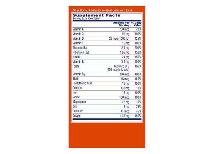 Picture of One A Day Women's Complete multivitamins | 300 Tablets