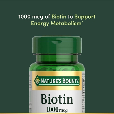 Picture of Nature's Bounty Biotin 1000mcg | 100 Tablets
