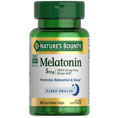 Picture of Nature's Bounty Melatonin 5mg | 90 Softgels