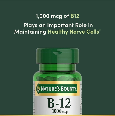 Picture of Nature's Bounty Vitamin B12 1000mcg | 100 Tablets