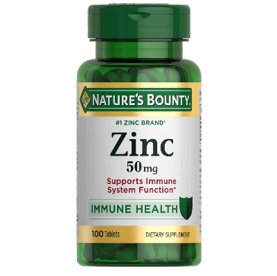 Picture of Nature’s Bounty Zinc 50mg | 100 Tablets