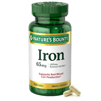 Picture of Nature’s Bounty Iron 65mg | 100 Tablets