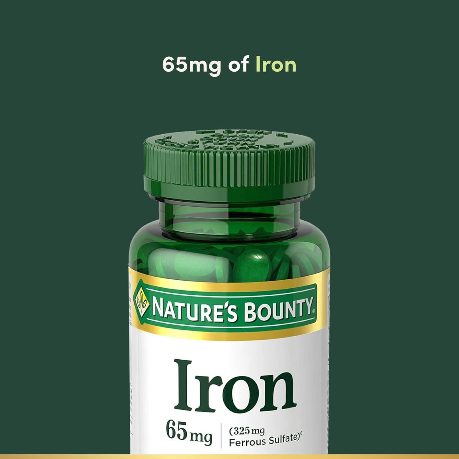 Picture of Nature’s Bounty Iron 65mg | 100 Tablets