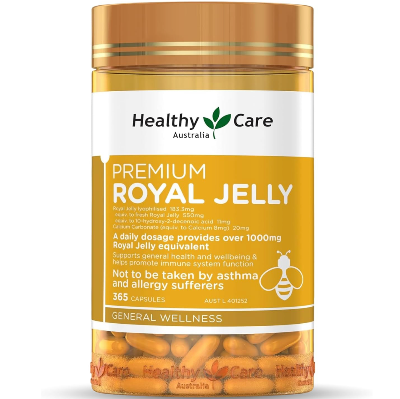 Picture of Healthy Care Royal Jelly 1000mg | 365 Capsules