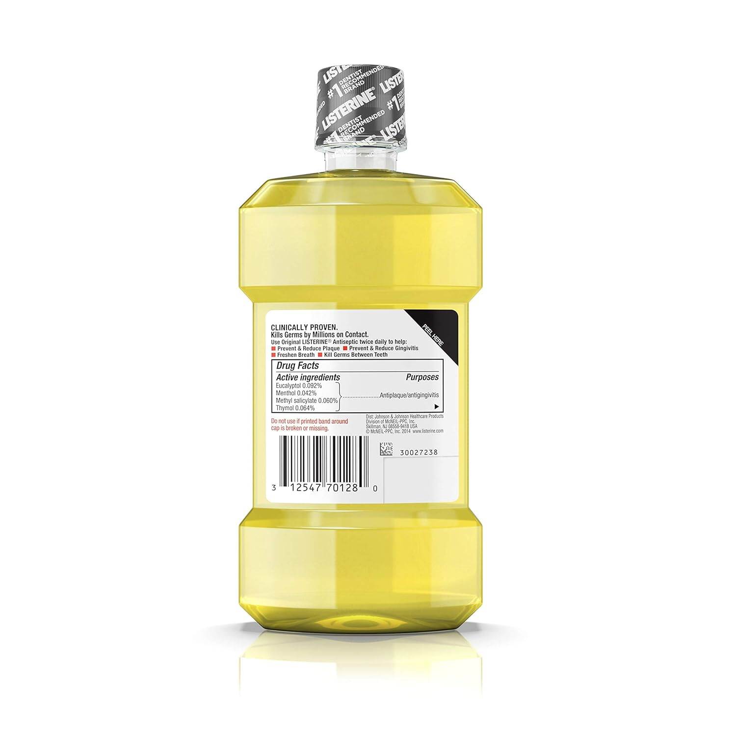 Picture of Listerine Original Oral Care Antiseptic Mouthwash | 250ml