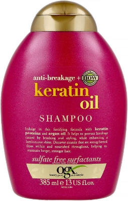 Picture of OGX Hair Anti Breakage Keratin Oil Shampoo - 385 ml