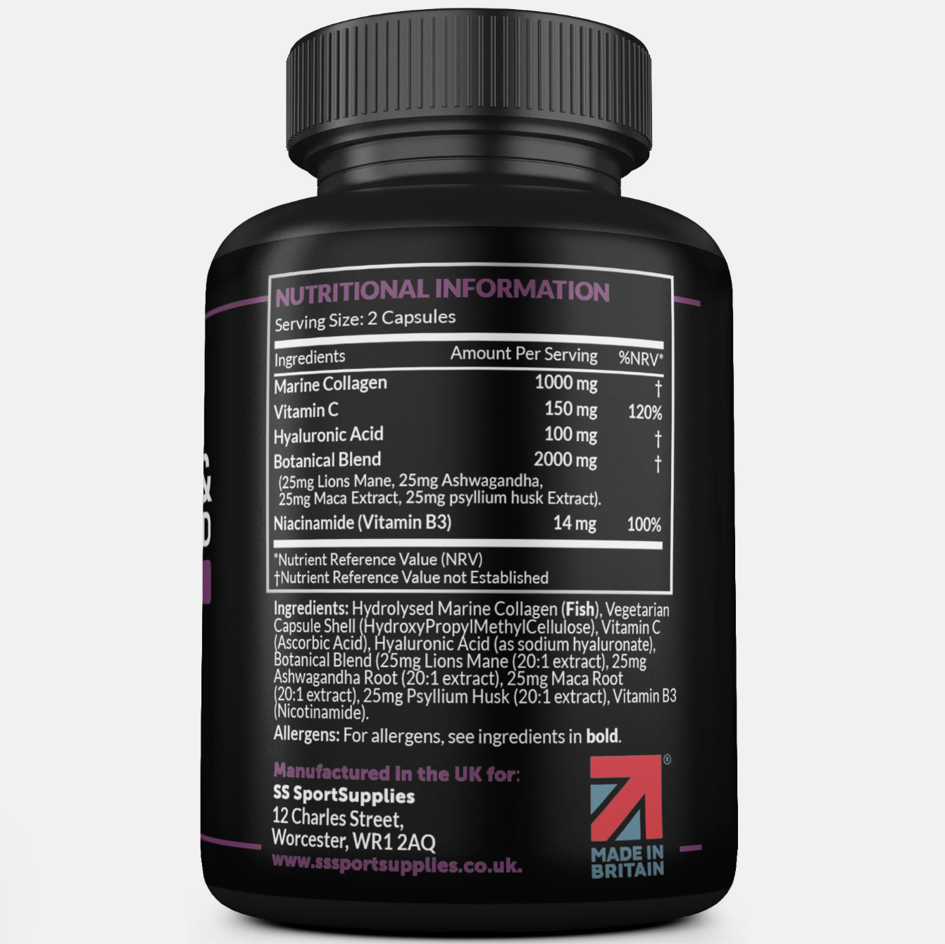 Picture of Sport Supplies Marine Collagen + Hyaluronic Acid | 60 Capcules