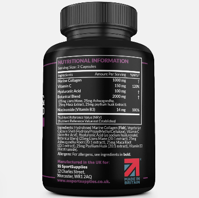 Picture of Sport Supplies Marine Collagen + Hyaluronic Acid | 60 Capcules