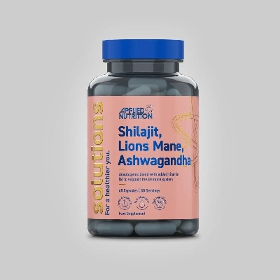 Picture of Applied Nutrition Shilajit, Lions Mane, Ashwagandha Capsules | 60 Capsules