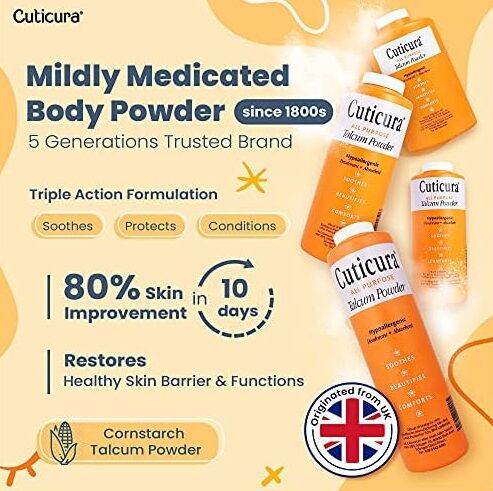 Picture of Cuticura All Purpose Talcum Powder 75g