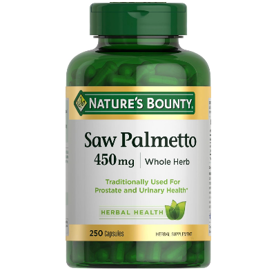 Picture of Nature's Bounty Saw Palmetto 450mg | 250 Capsules