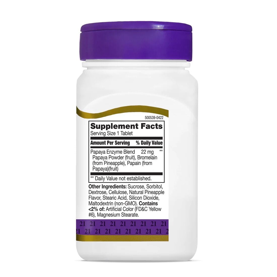 Picture of 21st Century Papaya Enzyme Chewables | 100 Tablets