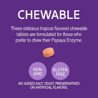 Picture of 21st Century Papaya Enzyme Chewables | 100 Tablets