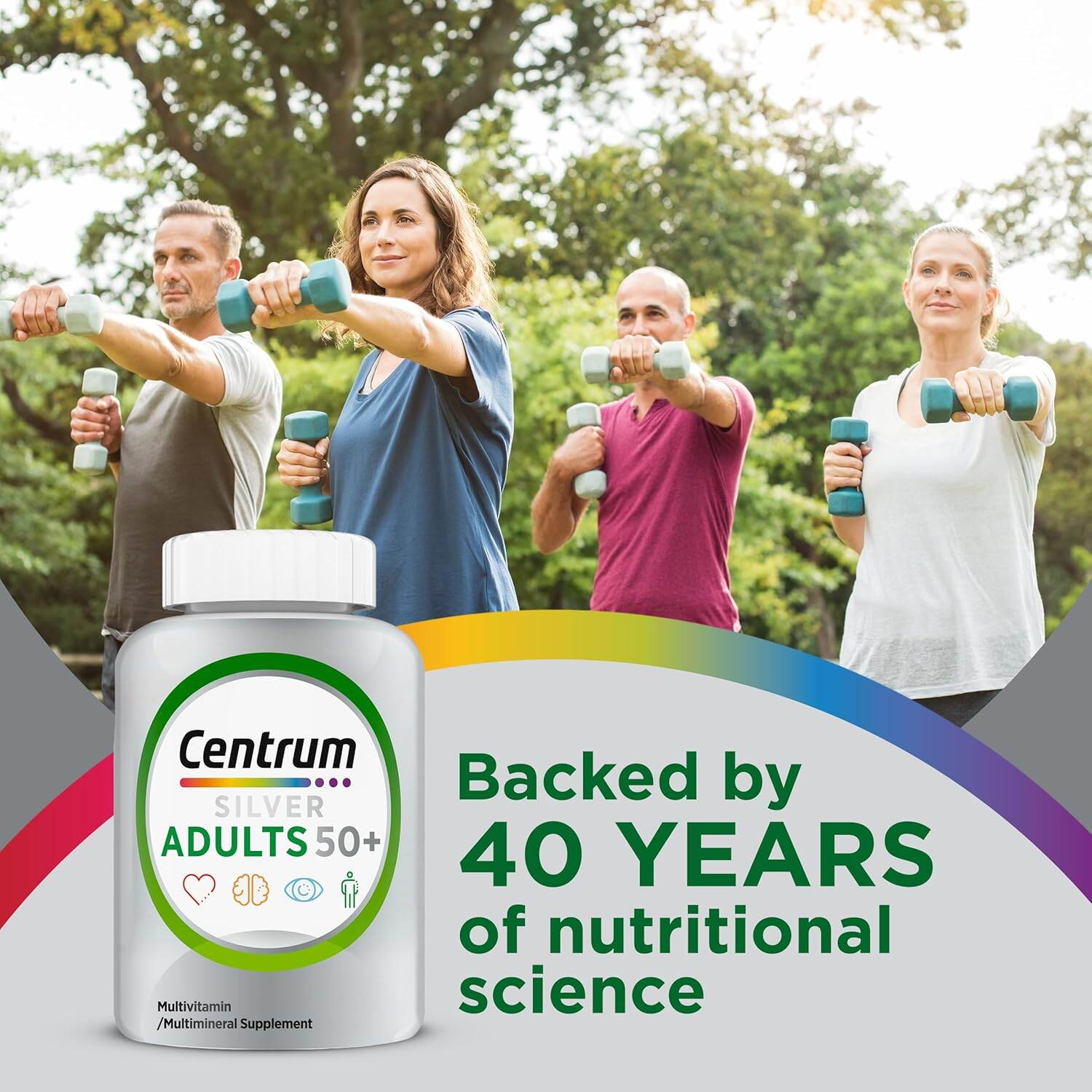 Picture of Centrum Silver Multivitamin for Adults 50+ | 220 Tablets